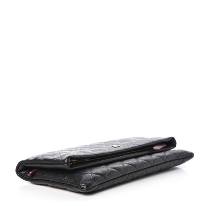 Chanel Caviar Quilted CC Beauty Clutch Black 4 of 9