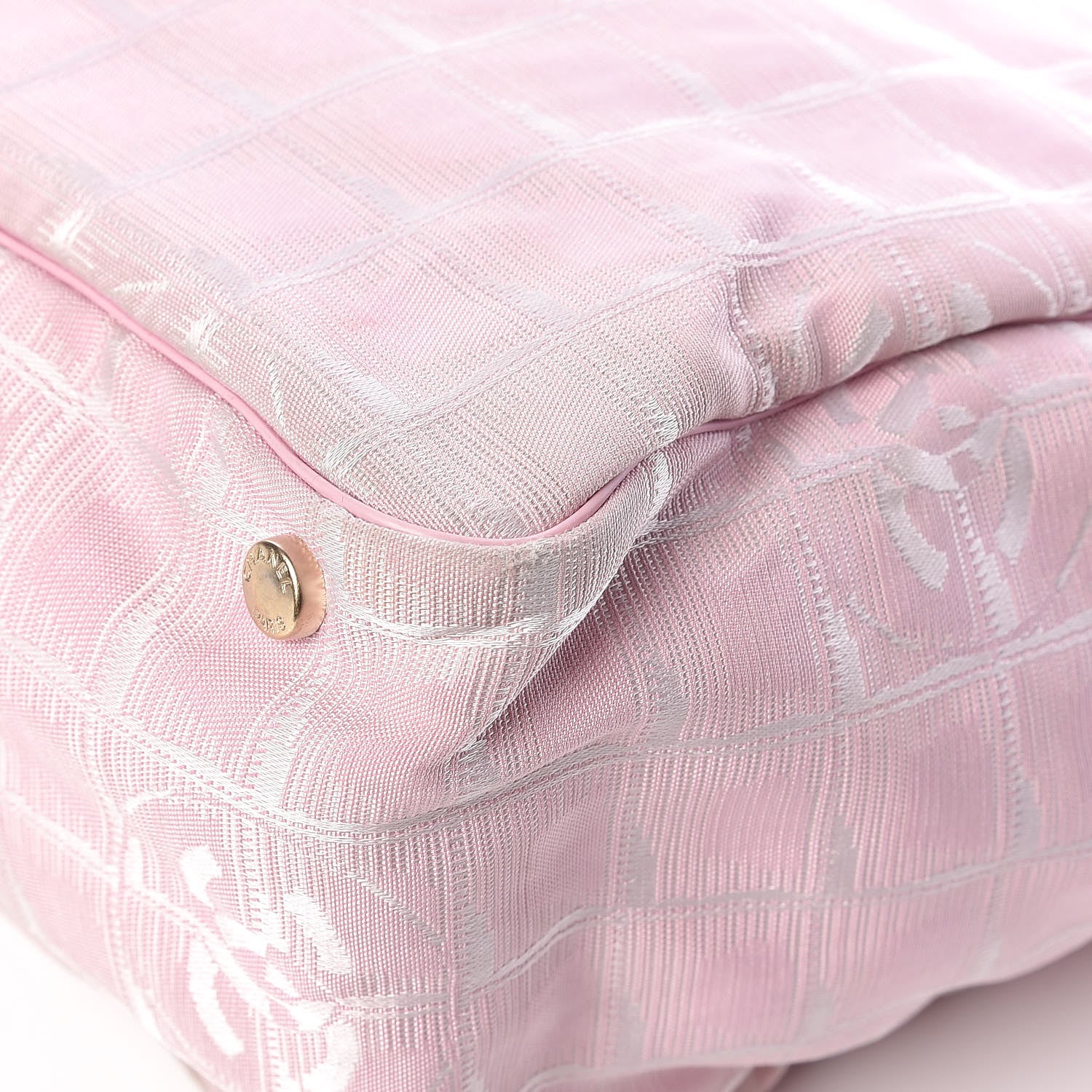 Chanel Nylon Travel Large Tote Pink 14 of 19