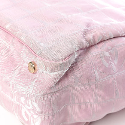 Chanel Nylon Travel Large Tote Pink 14 of 19