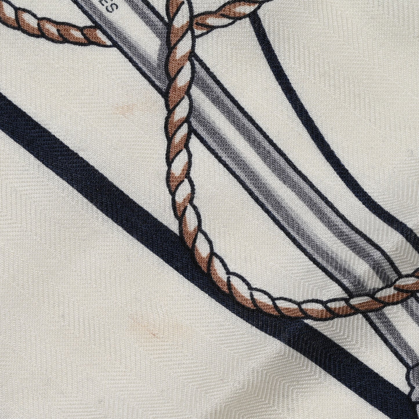 Cashmere Silk Chorus Stellarum Shawl 140 Blanc Marine Beige Rose
