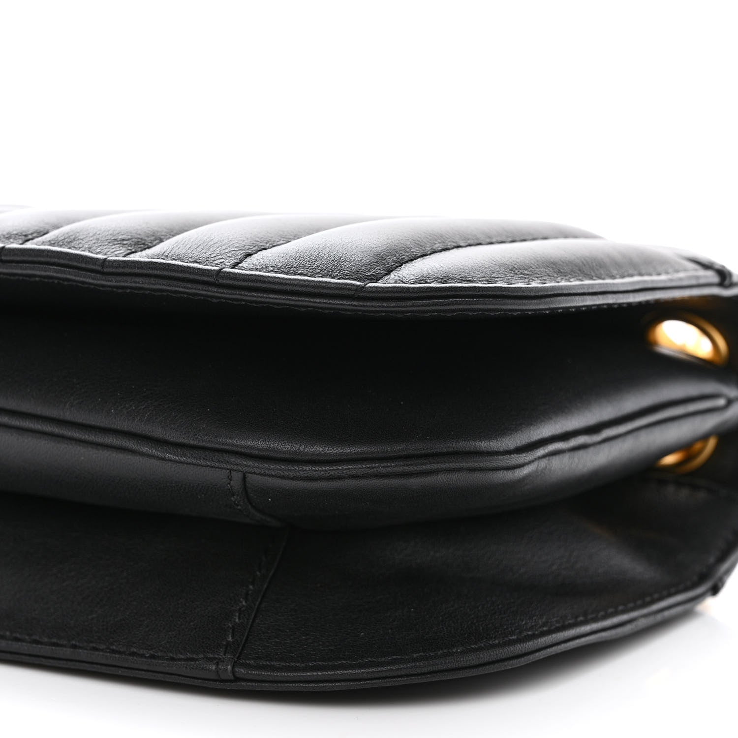 Chanel Calfskin Vertical Quilted Single Flap Black 10 of 12