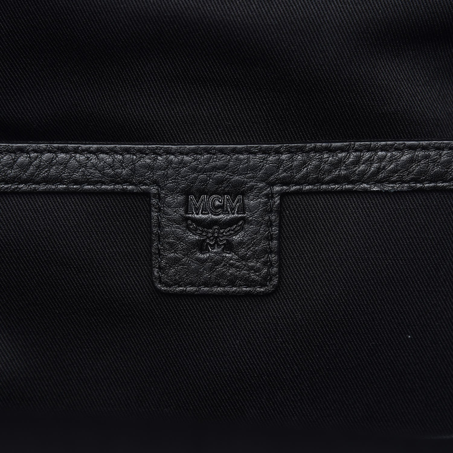 MCM Calfskin Ottomar Stark Backpack Black 6 of 8