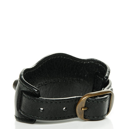 Balenciaga Agneau Arena Classic Hardware Bracelet S Black 3 of 5