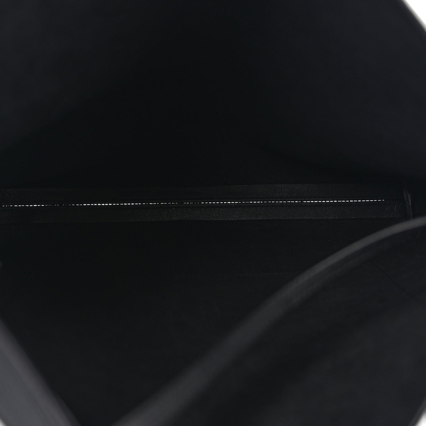 Calfskin Bold Shopping Tote Black