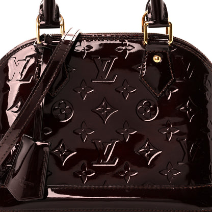 Louis Vuitton Vernis Alma BB Amarante 7 of 9