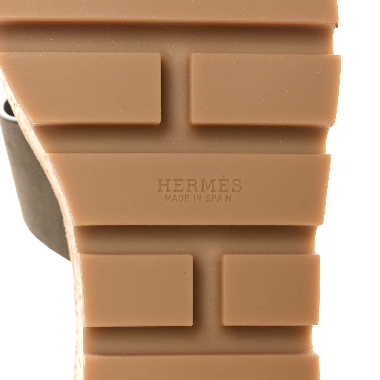 Hermes Suede Goatskin Cork Eze 30 Sandals 40 Vert Toundra 9 of 10