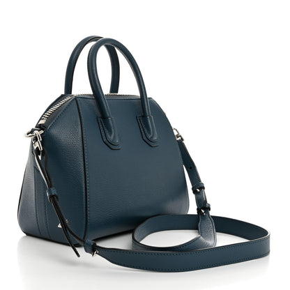 Givenchy Sugar Goatskin Mini Antigona Mineral Blue 2 of 10