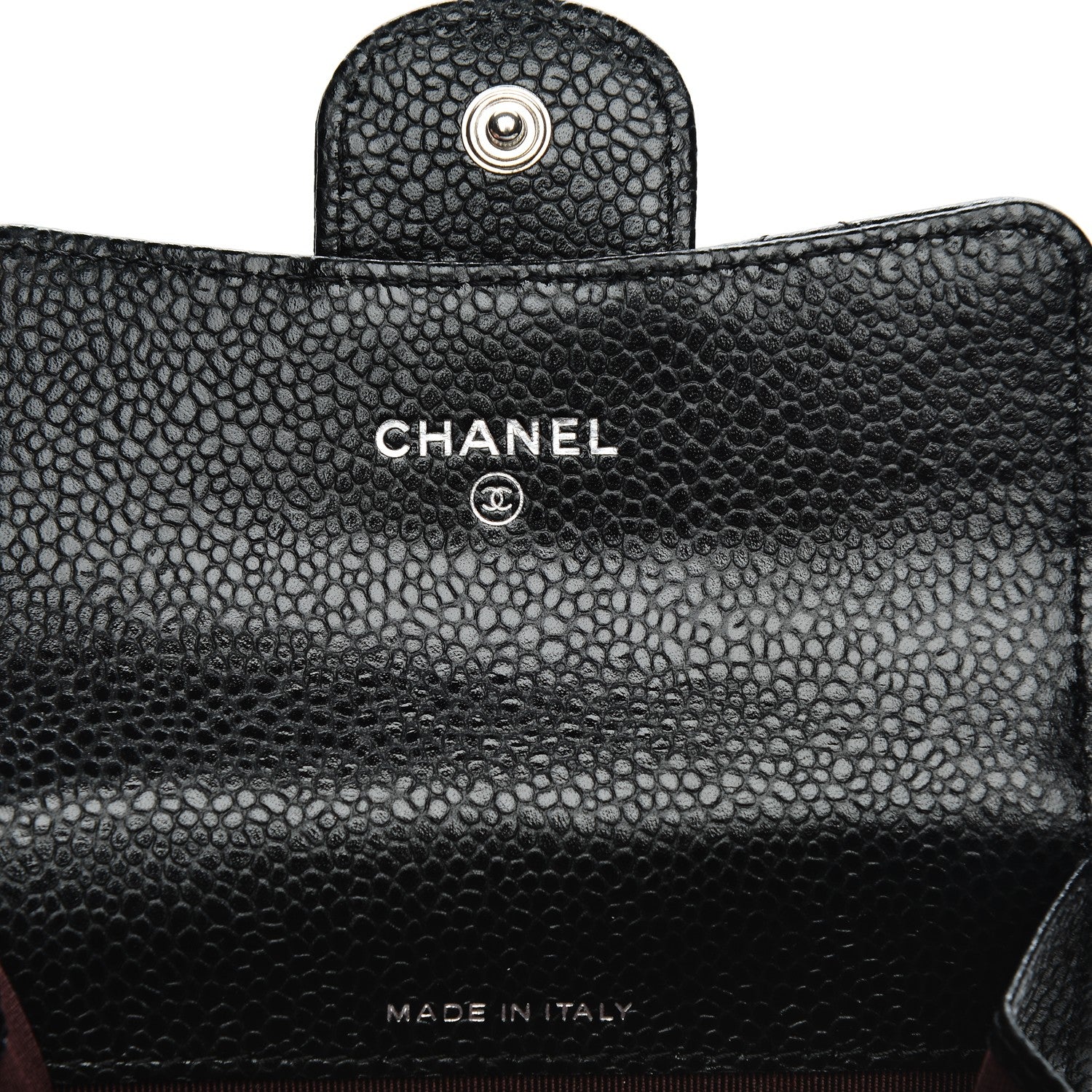 Chanel Caviar Quilted Flap Card Holder Black 6 of 7
