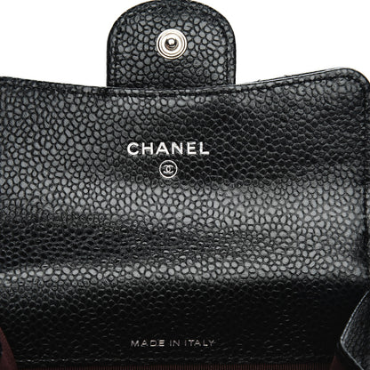 Chanel Caviar Quilted Flap Card Holder Black 6 of 7