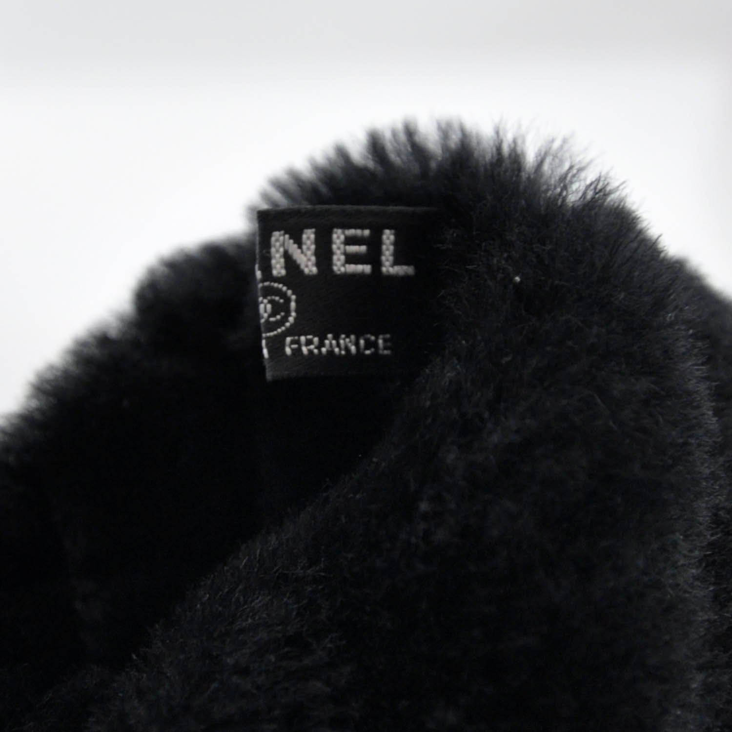 Chanel Leather Gloves Black Size 7 4 of 4