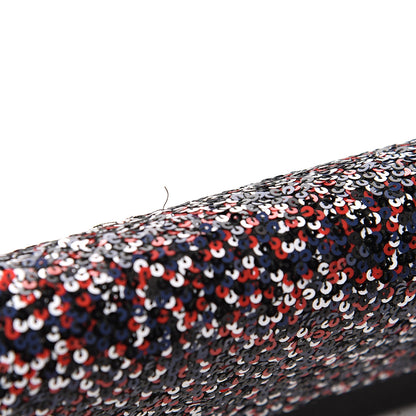 Christian Dior Satin Sequin Chain Crossbody Black Multicolor 8 of 8