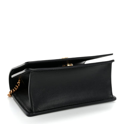 Versace Vitello Mini Virtus Chain Clutch Black 4 of 12