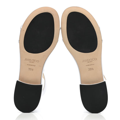 Jimmy Choo Calfskin Sandals 35.5 White 5 of 11