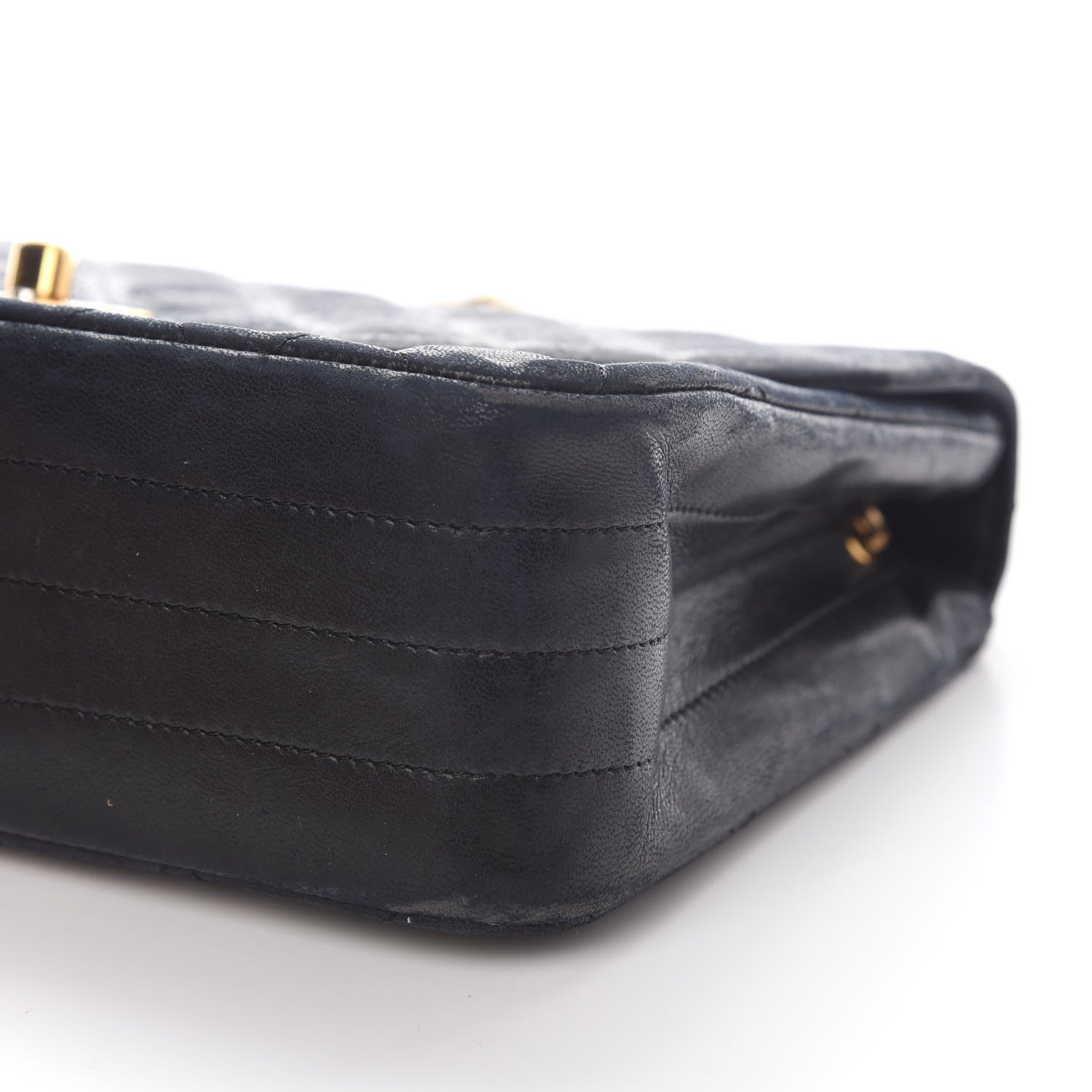 Chanel Lambskin Quilted Small Single Flap Black 8 of 10