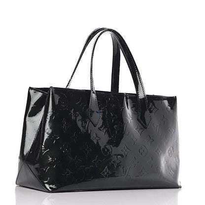 Louis Vuitton Vernis Wilshire PM Blue Nuit 3 of 13