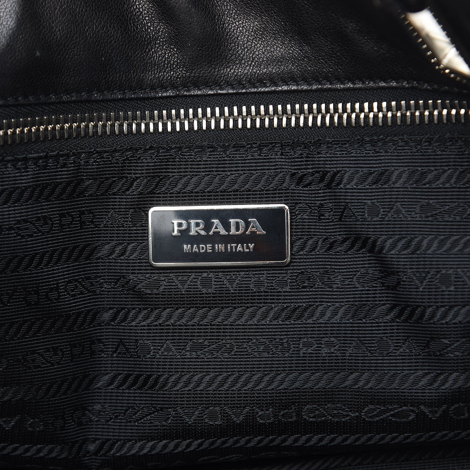Prada Nappa Shoulder Bag Black 7 of 15