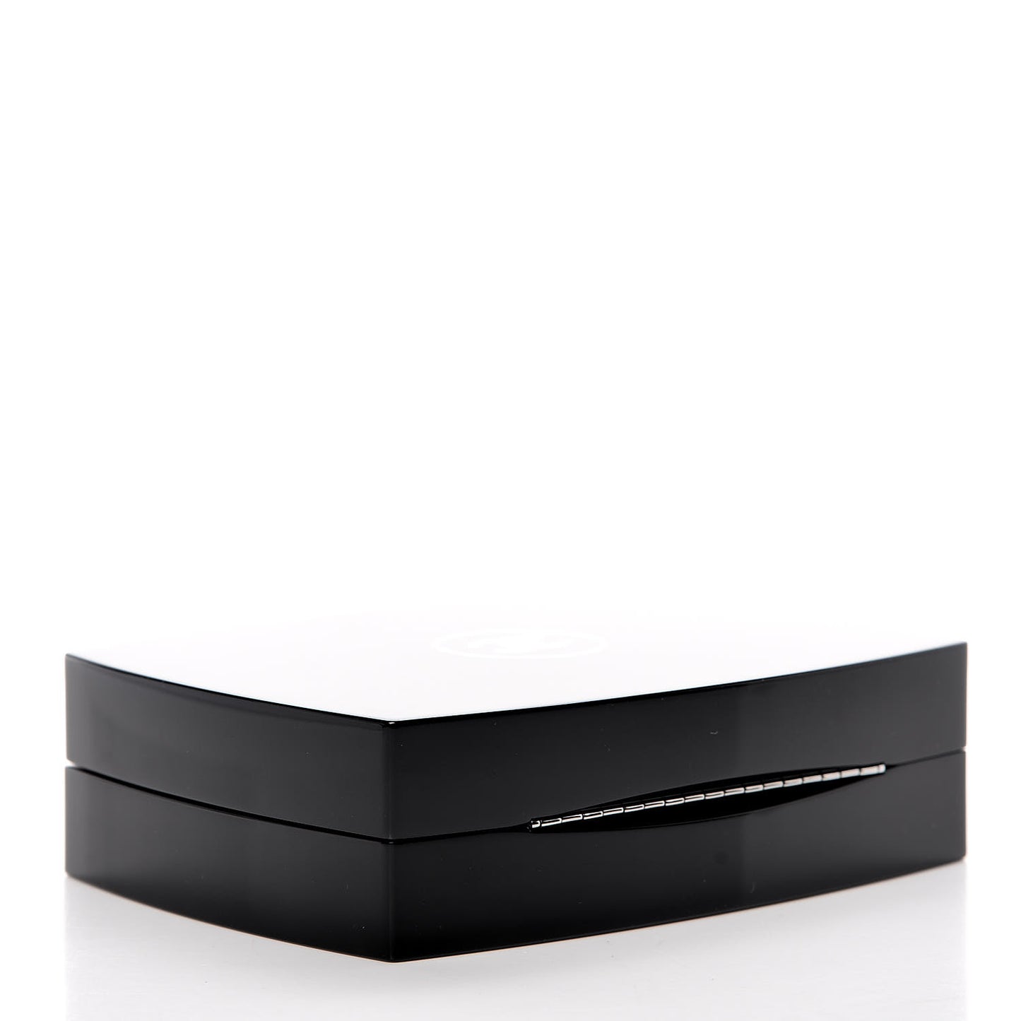 Plexiglass Compact Box Clutch Black