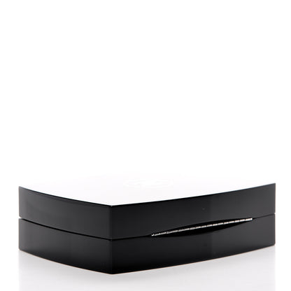 Chanel Plexiglass Compact Box Clutch Black 4 of 7