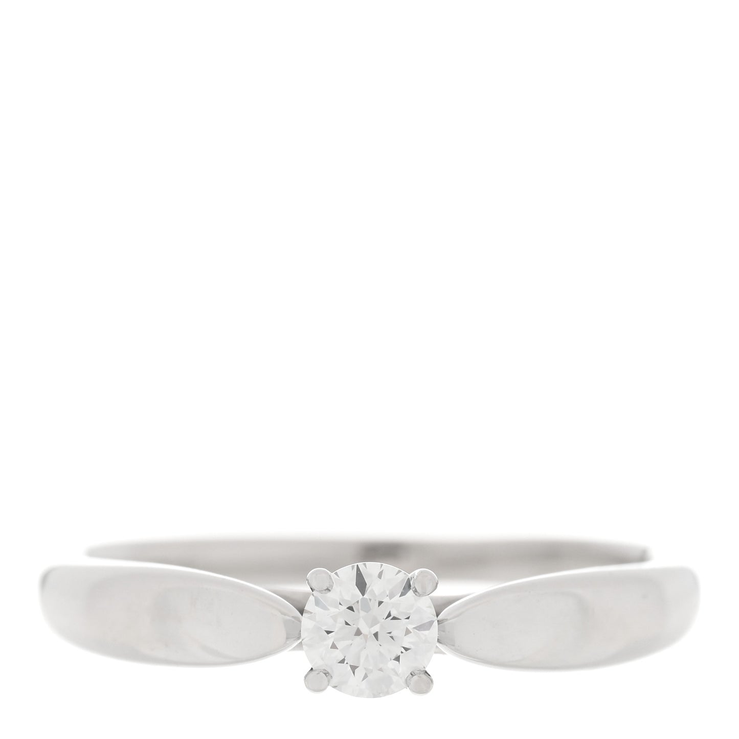 Platinum Diamond .20ct Harmony Solitaire Engagement Ring 51 5.75