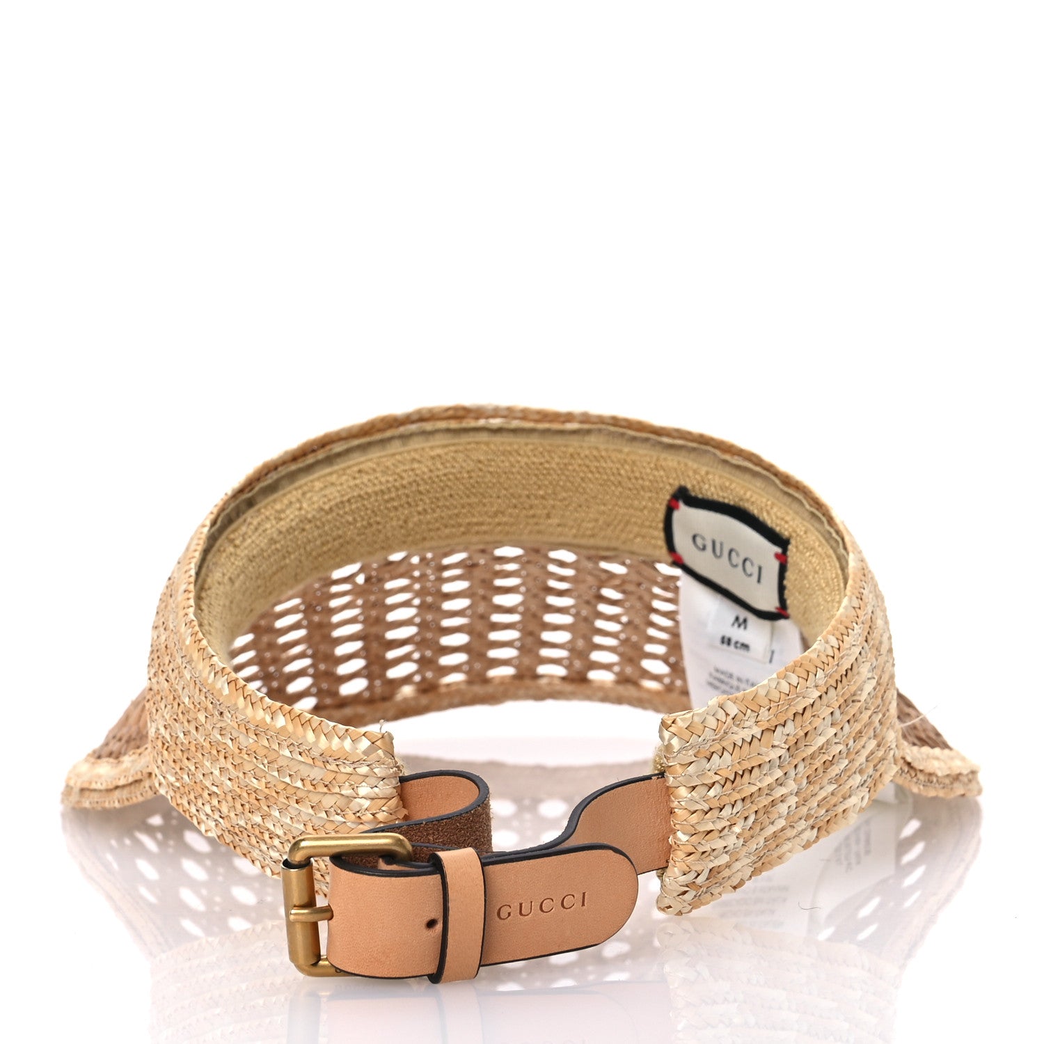 Gucci Raffia Visor M Natural 6 of 10