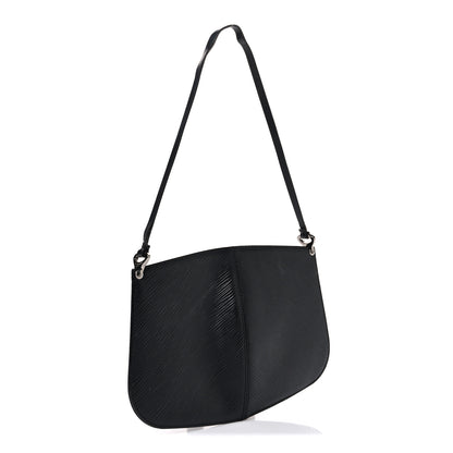 Louis Vuitton Epi Demi Lune Pochette Black 3 of 10