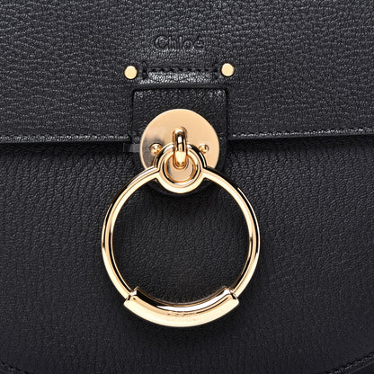 Chloe Grained Calfskin Large Tess Bag Black 10 of 11