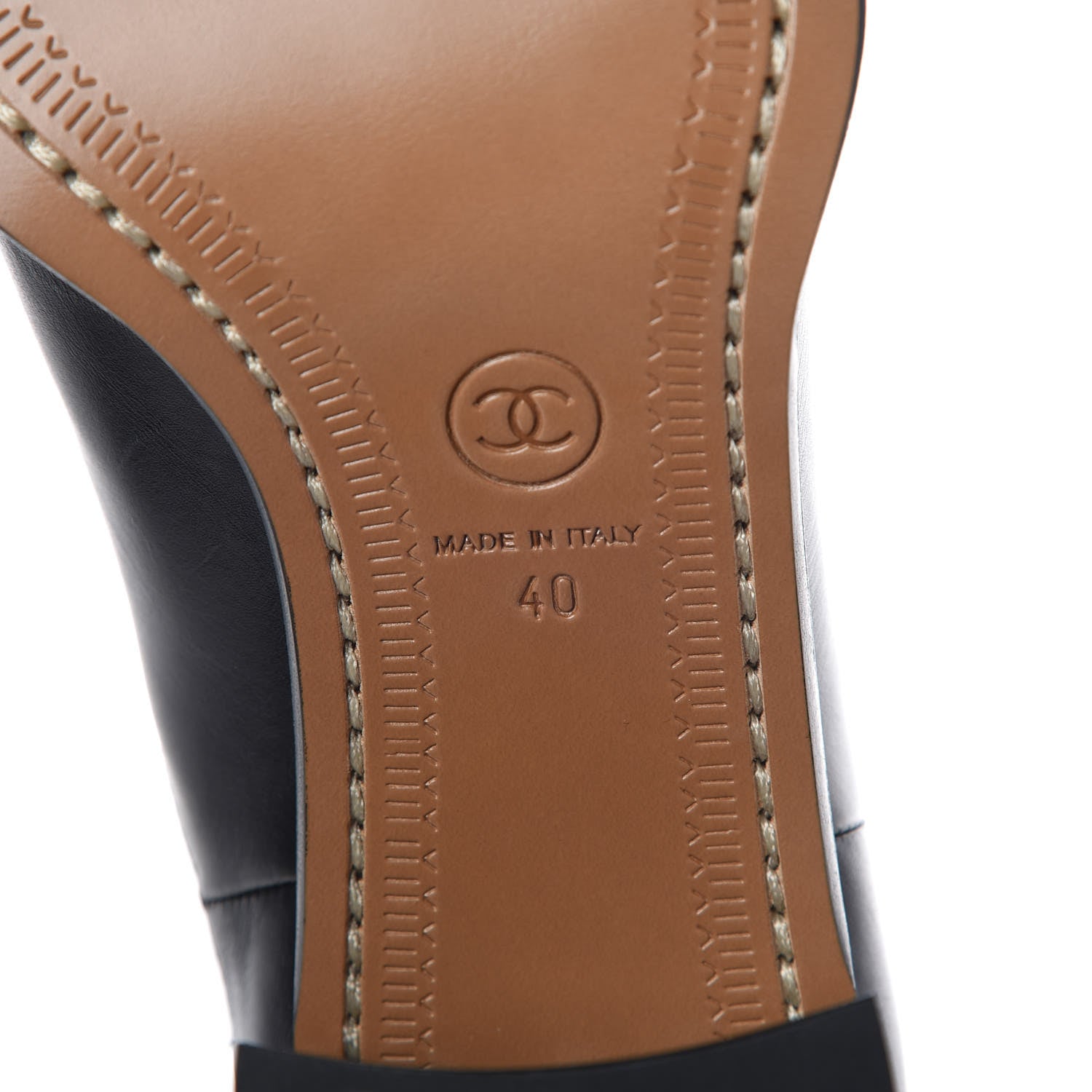 Chanel Glazed Calfskin Short Boots 40 Black 5 of 8
