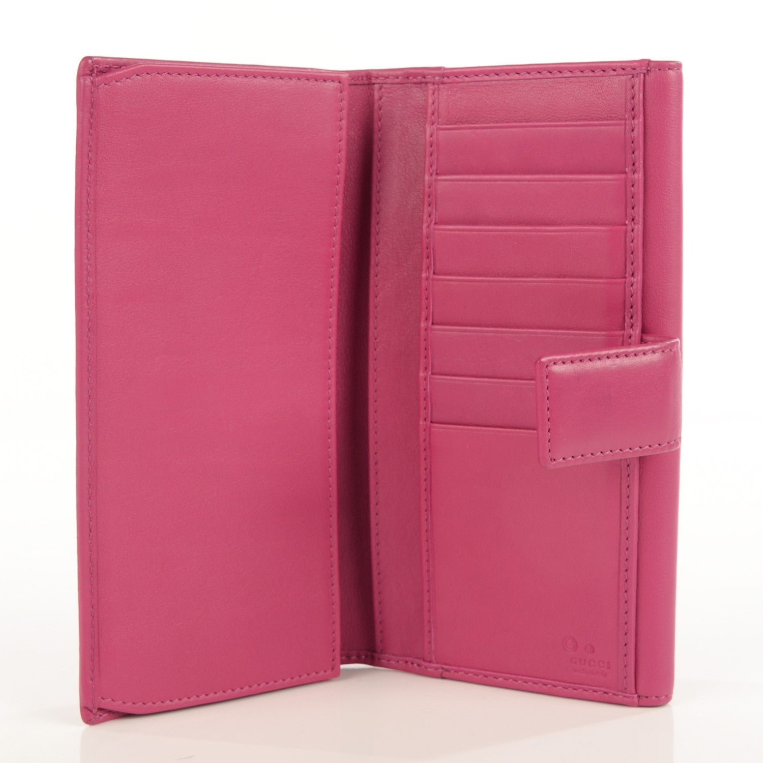 Gucci Calfskin Studded Soho Continental Wallet Peonia Flower 6 of 8
