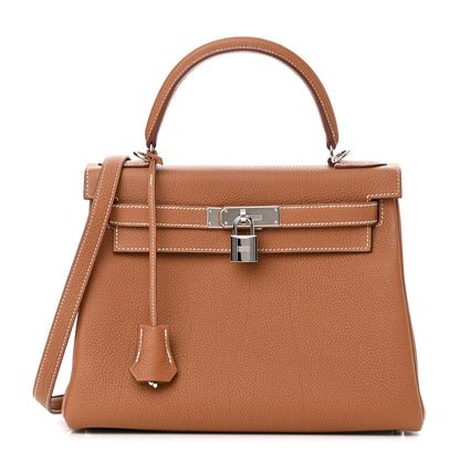 Hermes Togo Kelly Retourne 28 Gold 1 of 11