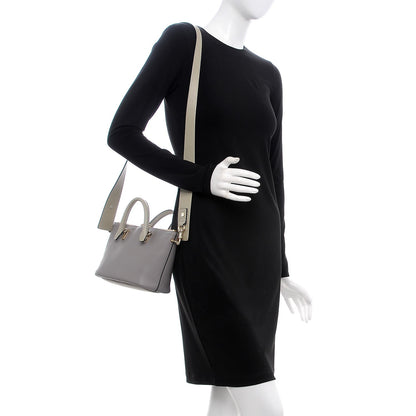 Chloe Smooth Calfskin Mini Baylee Tote Cashmere Grey 2 of 7