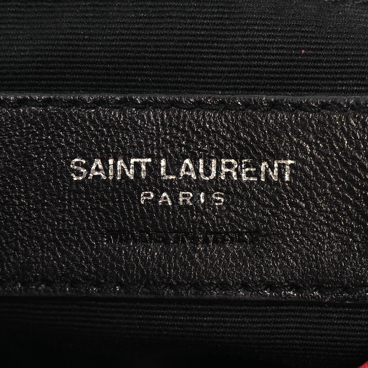 Saint Laurent Lambskin Monogram Lou Belt Bag Red 6 of 13