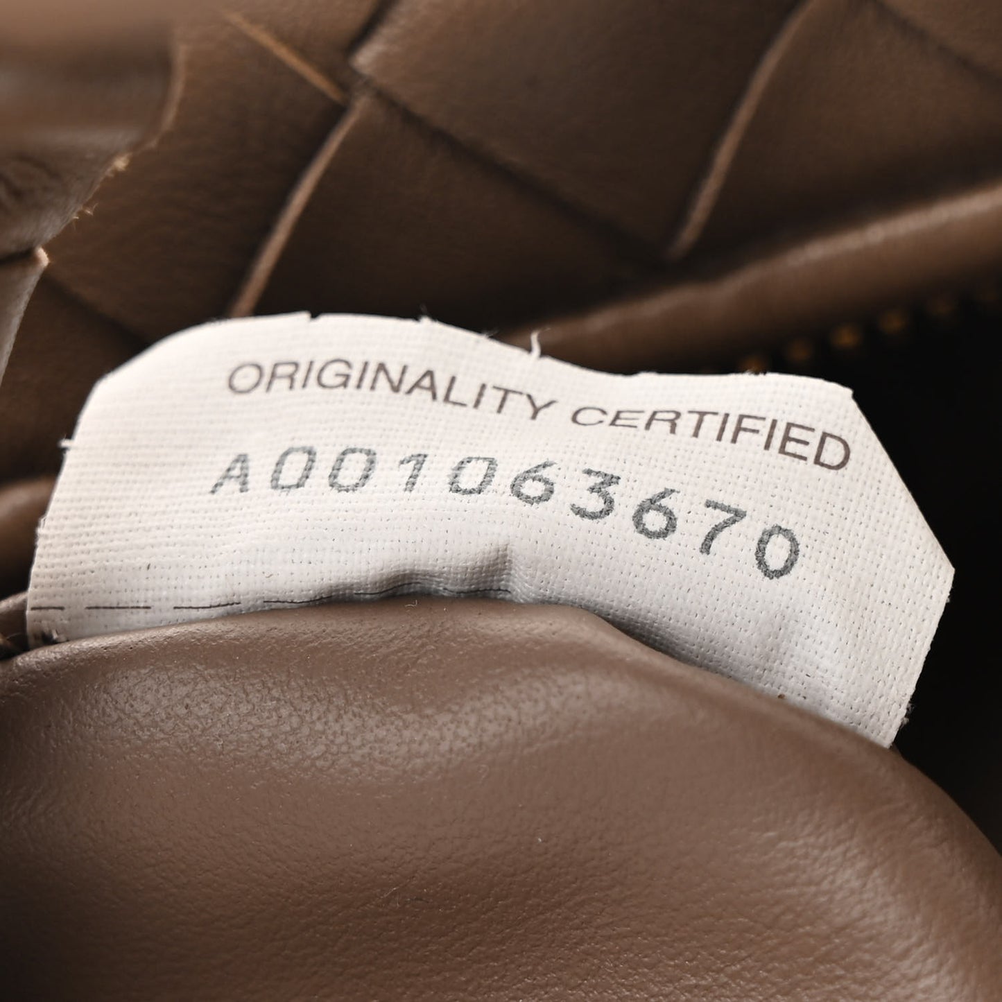 Nappa Intrecciato Mini Jodie Dark Taupe