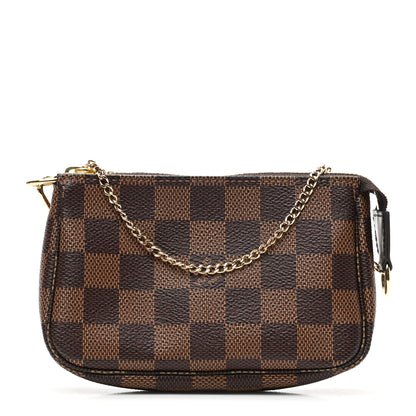 Louis Vuitton Damier Ebene Mini Pochette Accessories 1 of 7