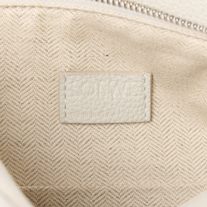Loewe Soft Grained Calfskin Small Puzzle Edge Bag Soft White 6 of 9