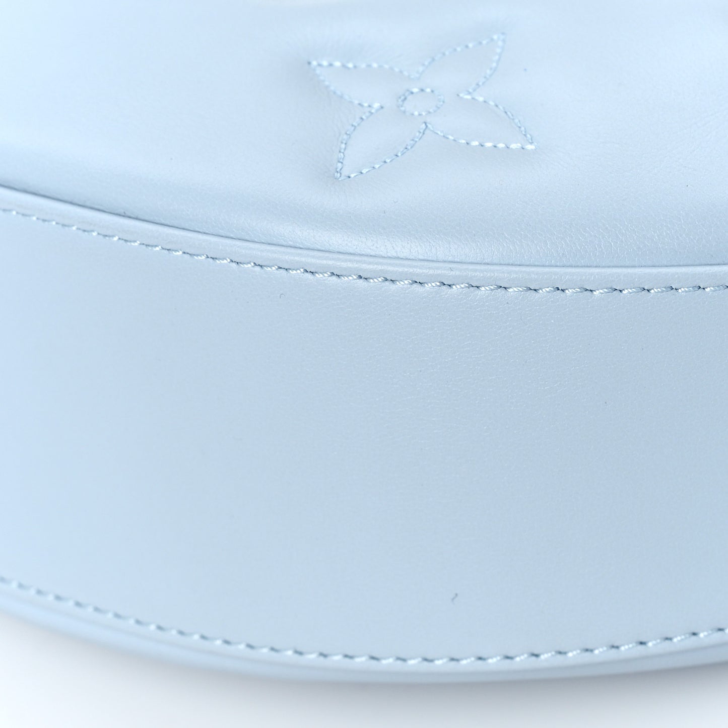 Calfskin Bubblegram Over The Moon Ice Blue