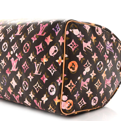 Louis Vuitton Watercolor Aquarelle Speedy 35 Brown 10 of 12