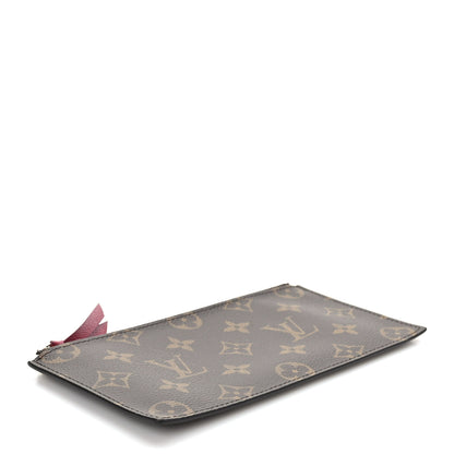 Louis Vuitton Monogram Felicie Chain Wallet Zippered Insert Fuchsia 4 of 6