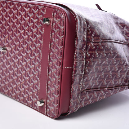 Goyard Goyardine Hotel Du Parc Briefcase Burgundy 8 of 9