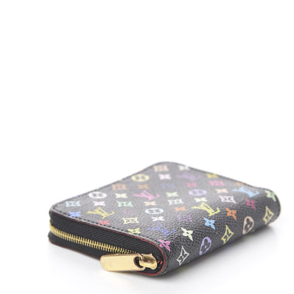 Louis Vuitton Monogram Multicolor Zippy Coin Purse Black Grenade 3 of 5
