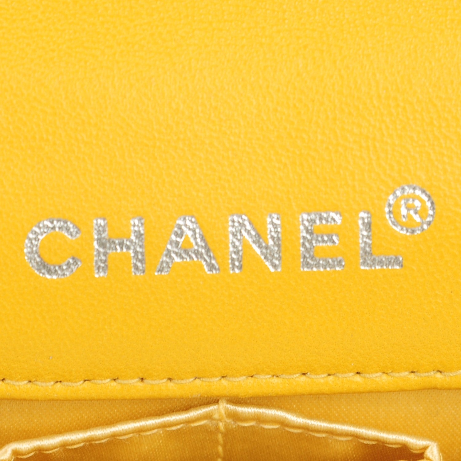 Chanel Nylon Quilted East West Travel Chocolate Bar Flap Yellow 7 of 9