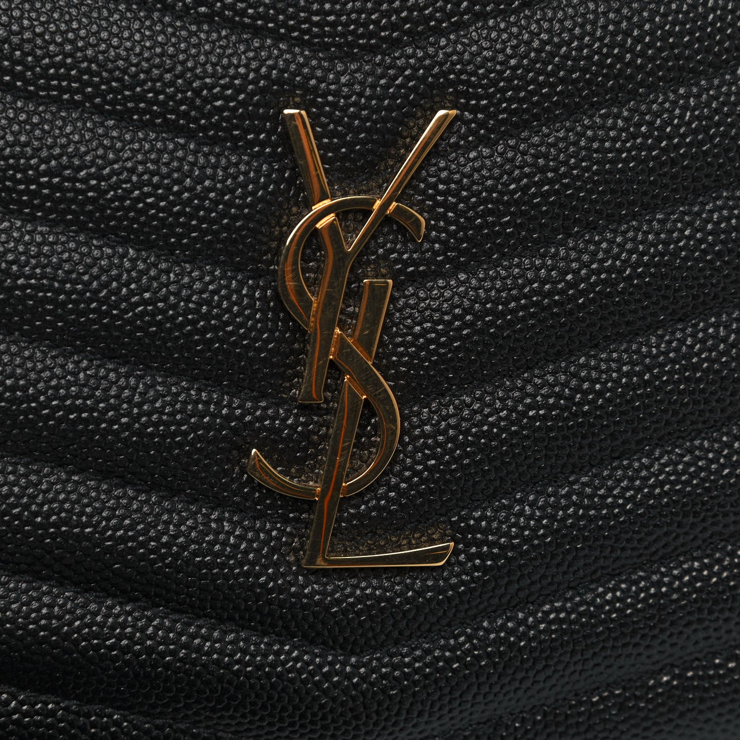 Saint Laurent Grain De Poudre Matelasse Monogram Mini Lou Camera Bag Black 12 of 12