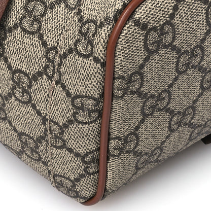 Gucci GG Supreme Monogram Web Blind For Love Embroidered Small Day Backpack 10 of 11