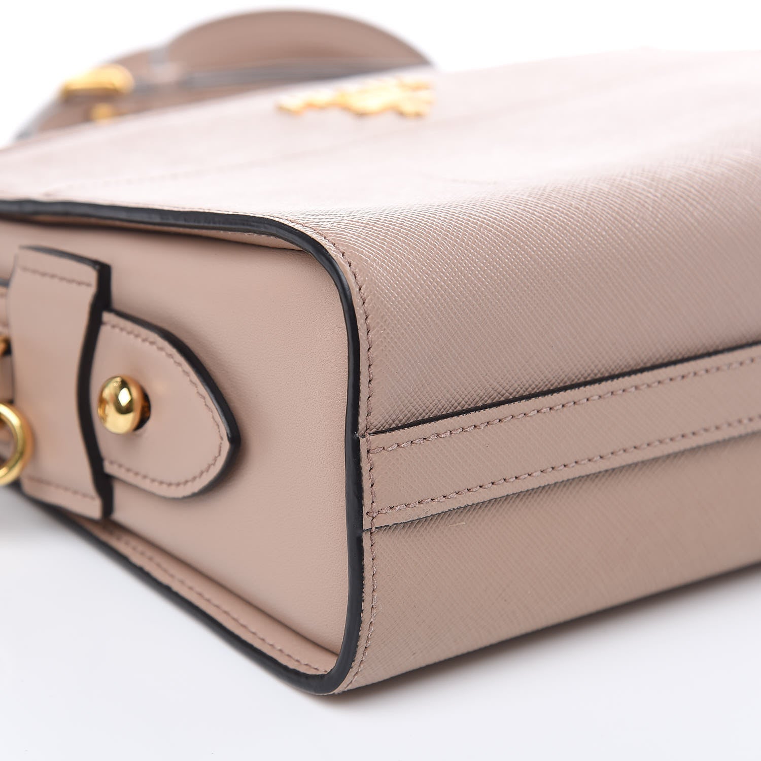 Prada Saffiano City Calfskin Esplanade Crossbody Bag Cipria 7 of 12