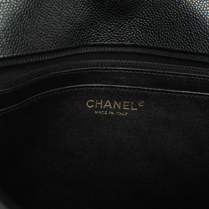 Chanel Caviar Quilted Maxi Single Flap Black 7 of 8