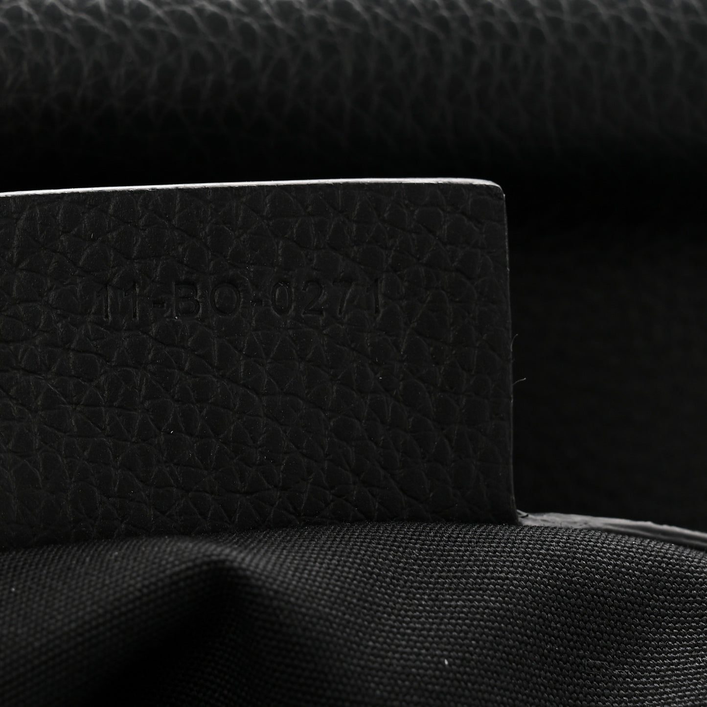 Grained Calfskin Maxi Gallop Backpack Black