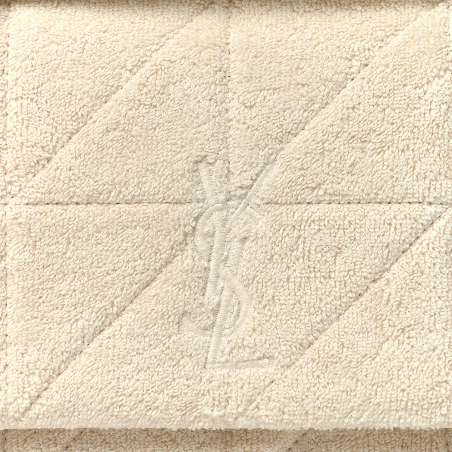 Saint Laurent Terry Patchwork Monogram Medium Jamie Tropical Sand 8 of 10