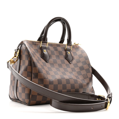 Louis Vuitton Damier Ebene Speedy Bandouliere 25 3 of 13