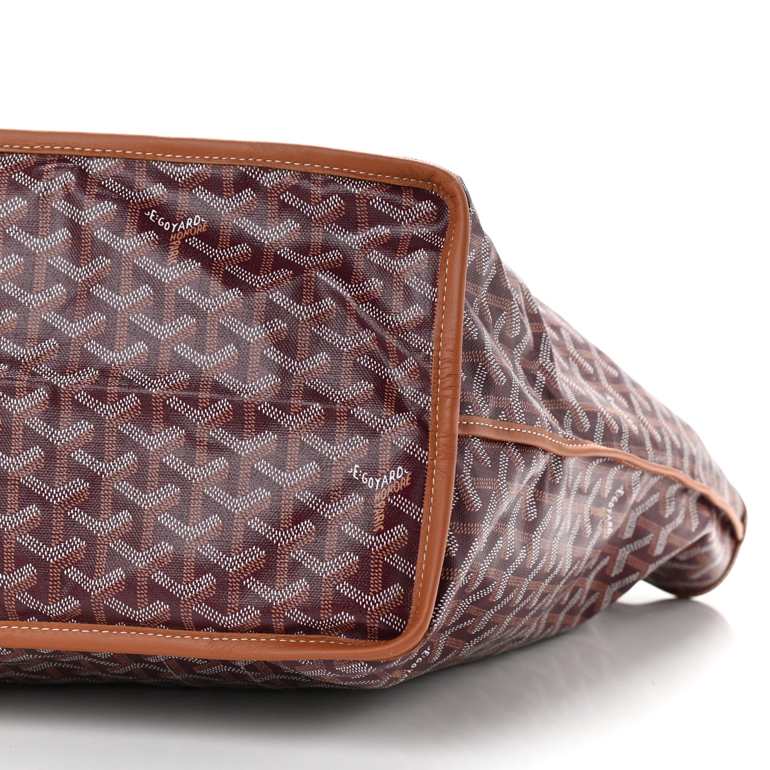 Goyard Goyardine Reversible Pertuis GM Burgundy 15 of 17