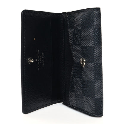 Louis Vuitton Damier Graphite Envelope Business Card Holder 5 of 11