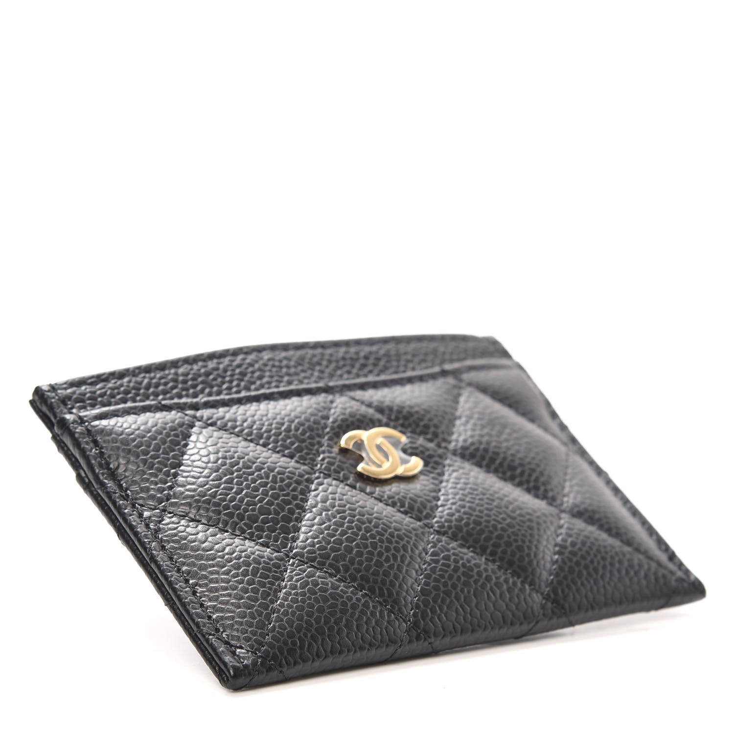 Chanel Caviar Quilted Card Holder Black 4 of 8